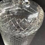 Cut crystal covered pot attributed to Saint Louis