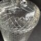 Cut crystal covered pot attributed to Saint Louis