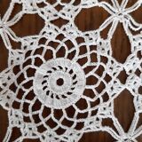 Old crocheted tablecloth