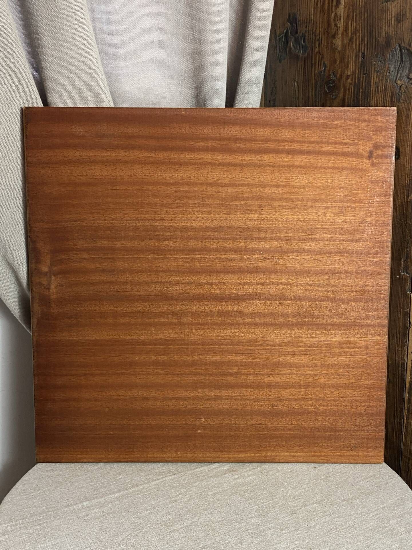 Chess set with wooden board and pieces