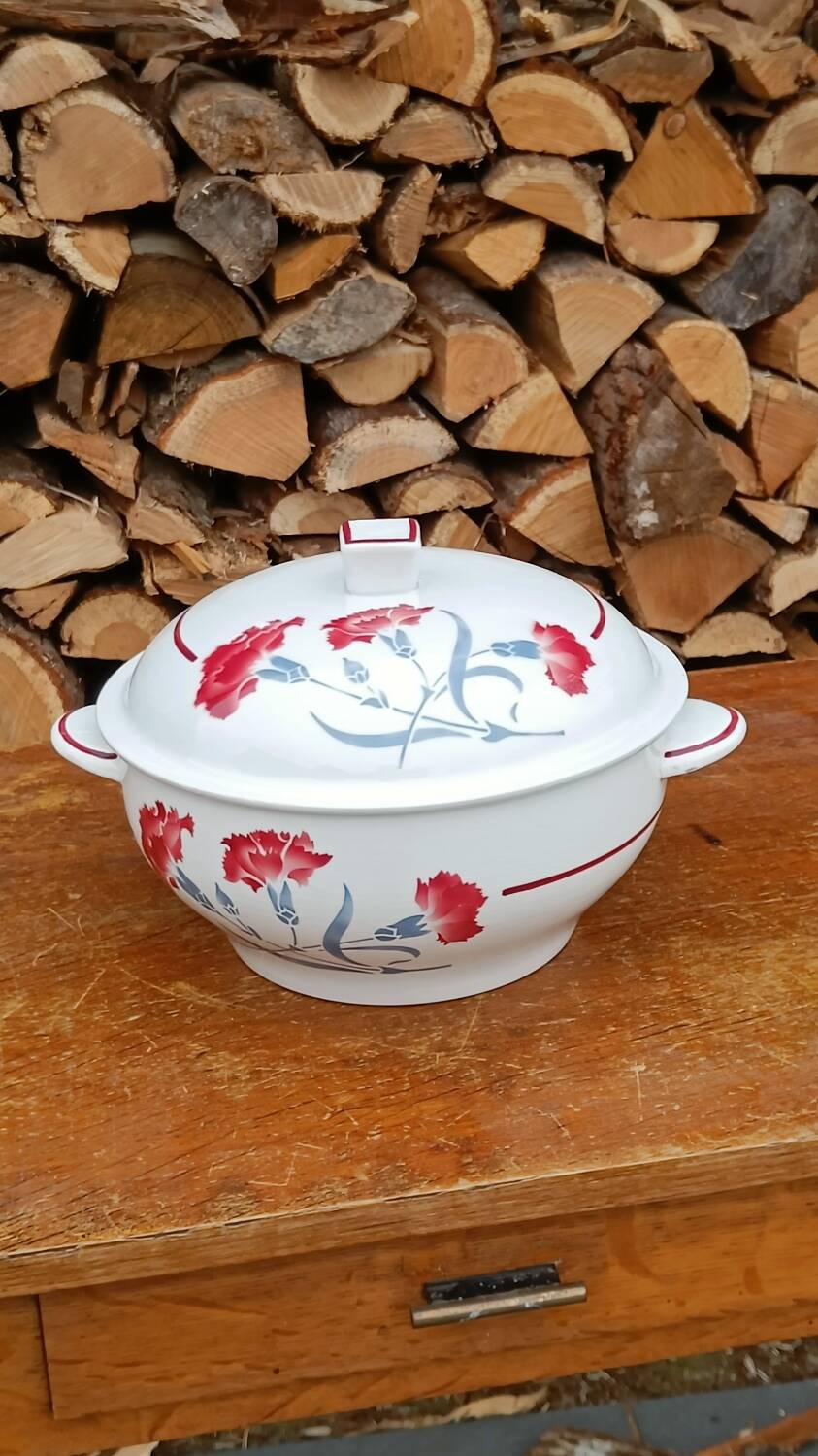 Soupière moulin des loups modèle œillet