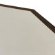 Table basse hexagonale en wengé 1960