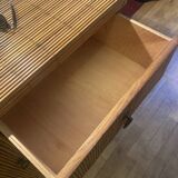 Split rattan chest of drawers from the 60s