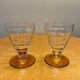 Lot de 2 verres vintage Art Déco