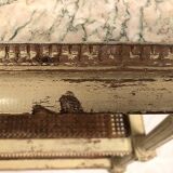 Louis XVI style server, cream lacquered wood, circa 1900