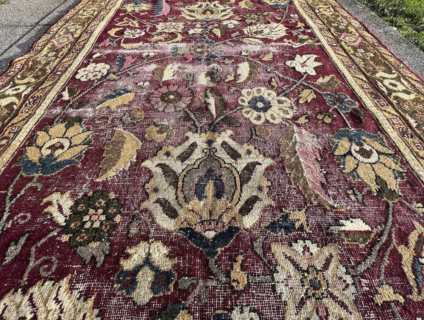 Indo-Persian carpet Agra 19th - 303x138cm