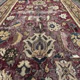Indo-Persian carpet Agra 19th - 303x138cm