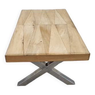 Mango wood coffee table, 90's