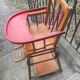Chaise haute en bois pour bébé ou enfant