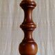 Table lamp base made of solid turned wood - mid 20th century