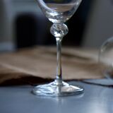 Set of two Daum glasses, Bolero model.