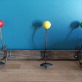 Wood and metal coat rack