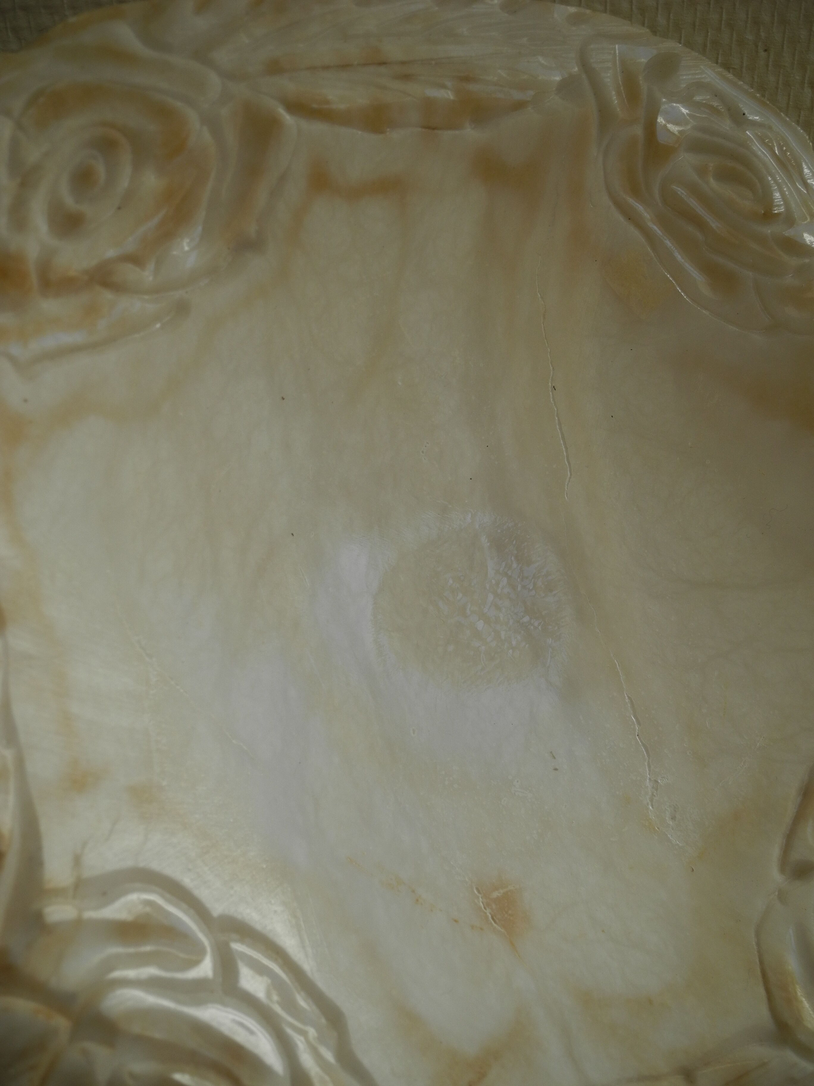 Decorative alabaster cup, vintage alabaster cup