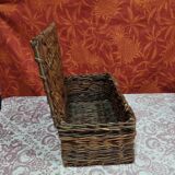 Coffre en bois tressé
