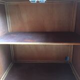 Rattan library shelf