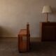 Vintage folding pine service trolley, 1970s