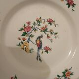 Sarreguemines plates paradise bird