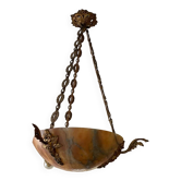 Suspension art déco albatre