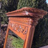 Oak mirror
