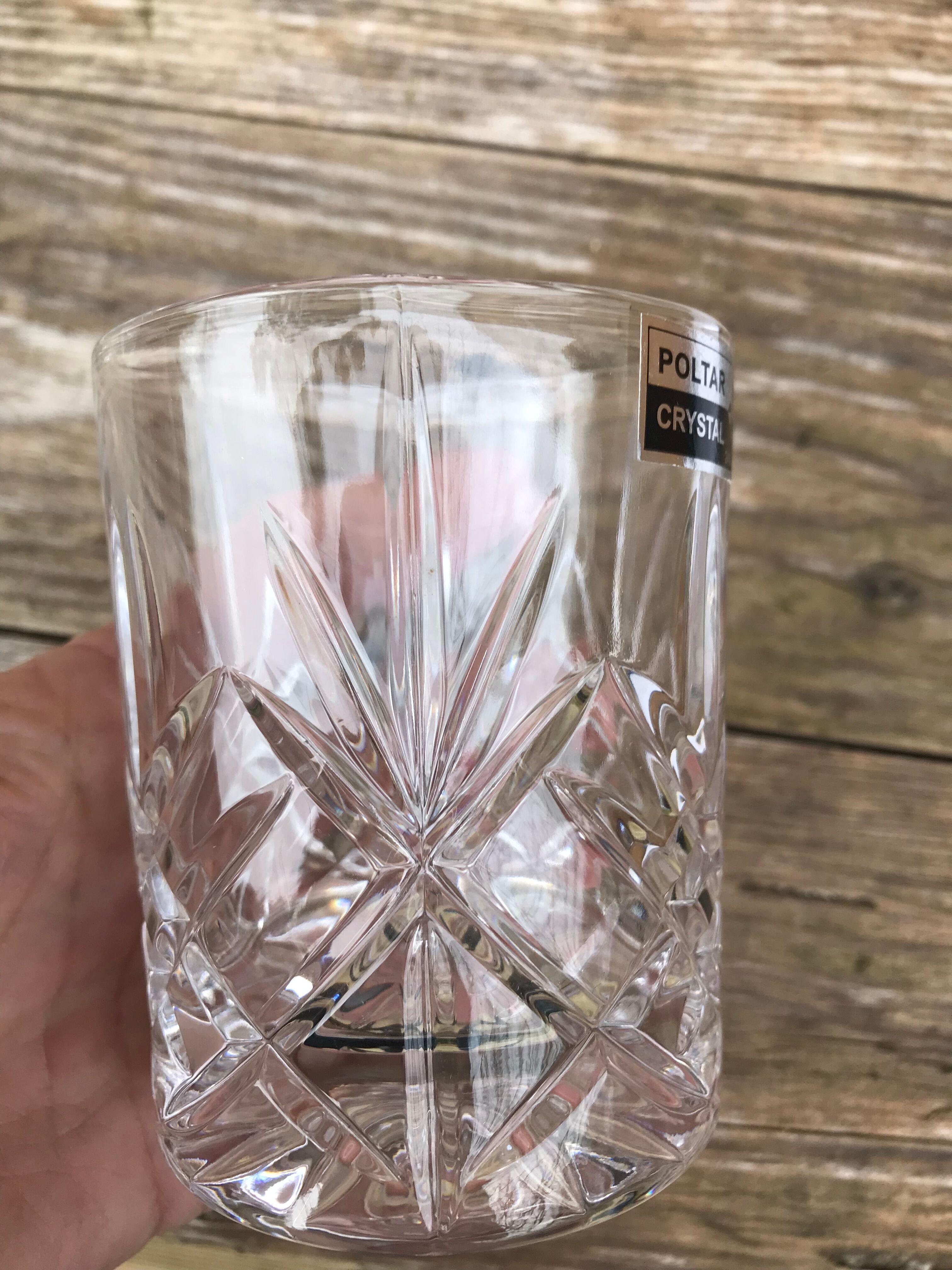 Crystal whisky glasses (x11)