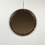 Mid-Century Danish Teak & Rosewood Mirror, 1960s