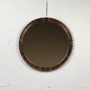 Mid-Century Danish Teak & Rosewood Mirror, 1960s
