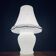 Large Murano mushroom table lamp, Vetri, Italy, 1970s.