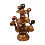 Pipe holder with 8 pipes