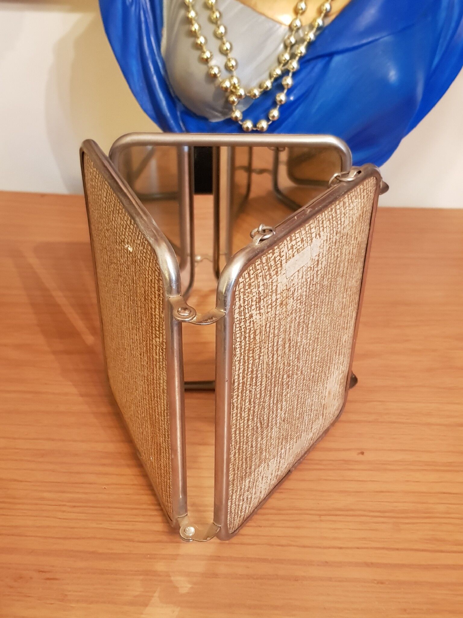 Barber triptych mirror 13x18cm