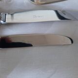 Cutlery set x8 Laure Japy silver metal and wood