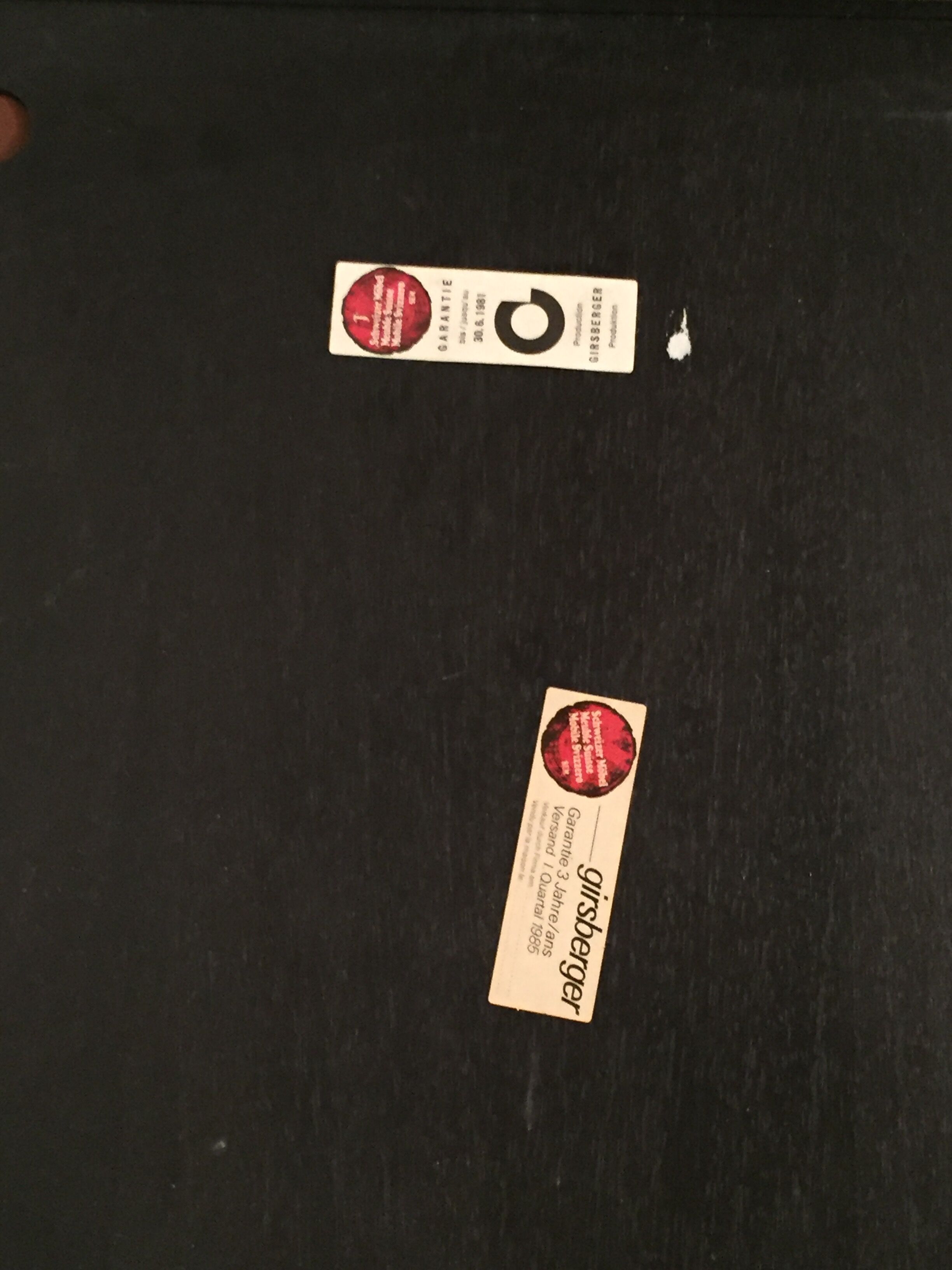 Girsberger square coffee table, Design Switzerland, 1981