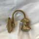 Pair of golden wall light