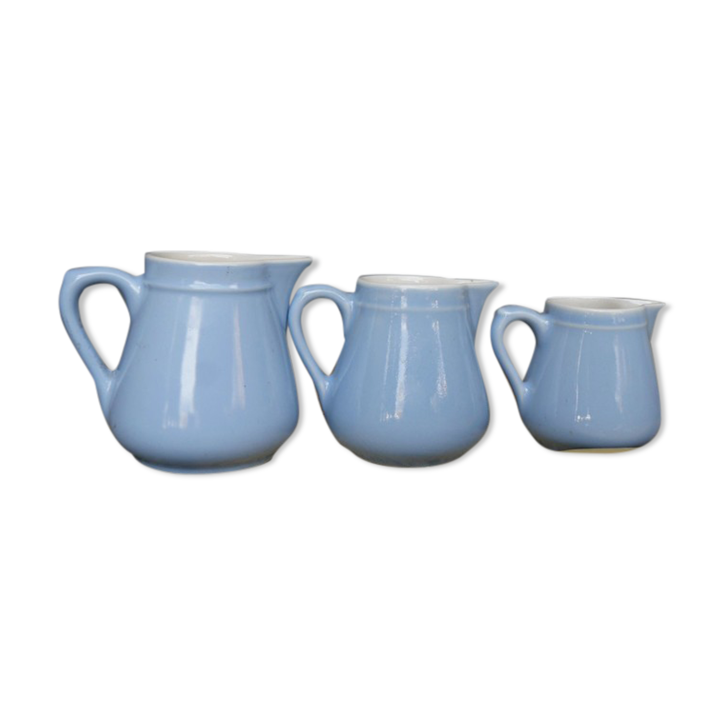 Lot of 3 sandstone pots