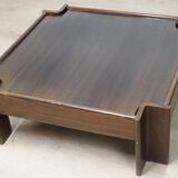 Table basse « Zelda » par Sergio Asti en palissandre, 1960