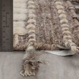 Ivory grey wool rug 150/250cm