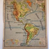 School map old Hemisphere