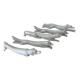 Ensemble de 5 portes couteaux porcelaine blanche chiens renards panthè