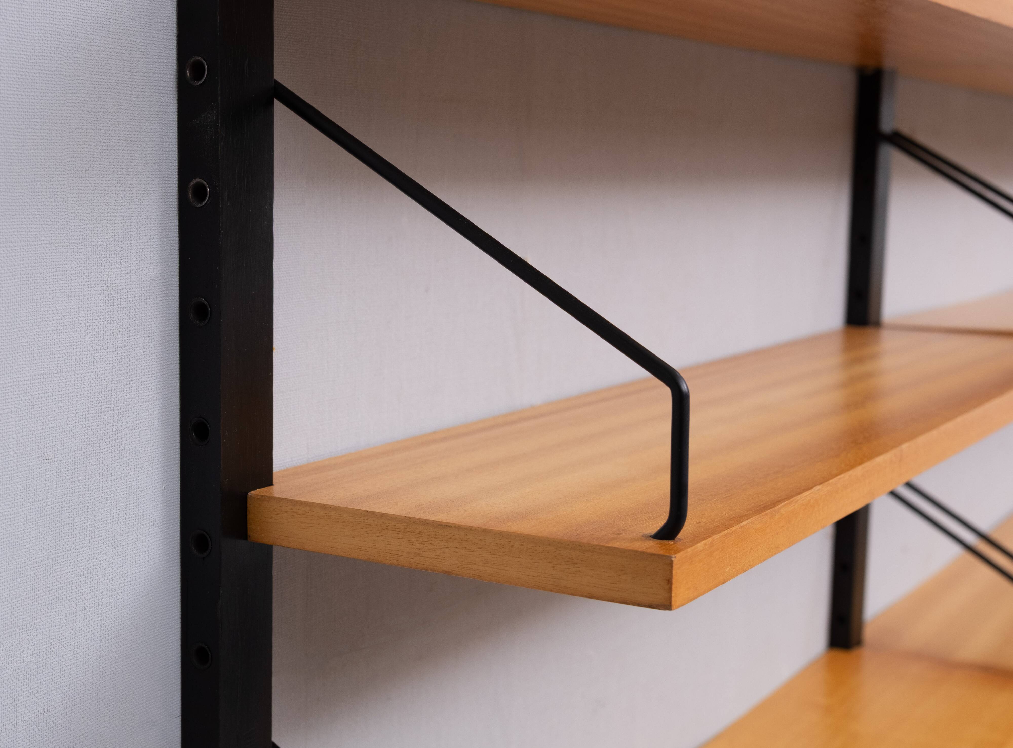 Poul Cadovius Royal System Beech wood Bookcase 1960s