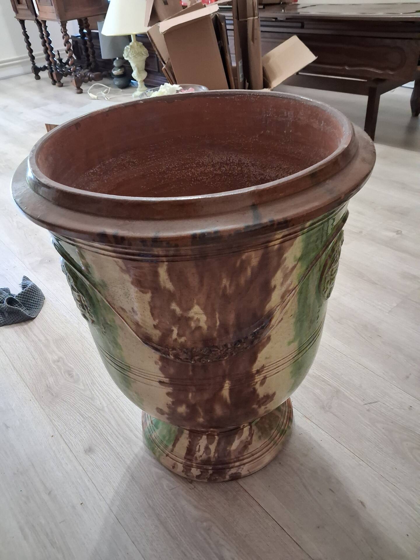 Rare 19th-century D'Anduze vase.