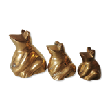 Brass frogs