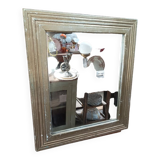 Miroir en bois doré 43x51cm