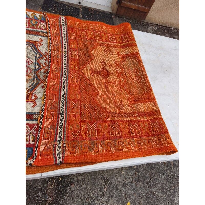 Moroccan wool rug