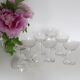 8 Crystal champagne cups