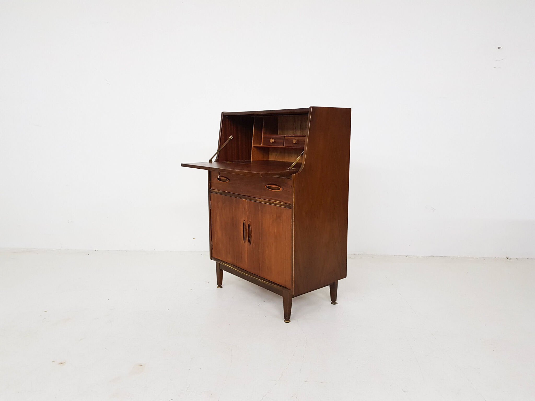 Small teak vintage desk