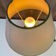 Vintage lamp signed Olivier Corro in green ceramic.