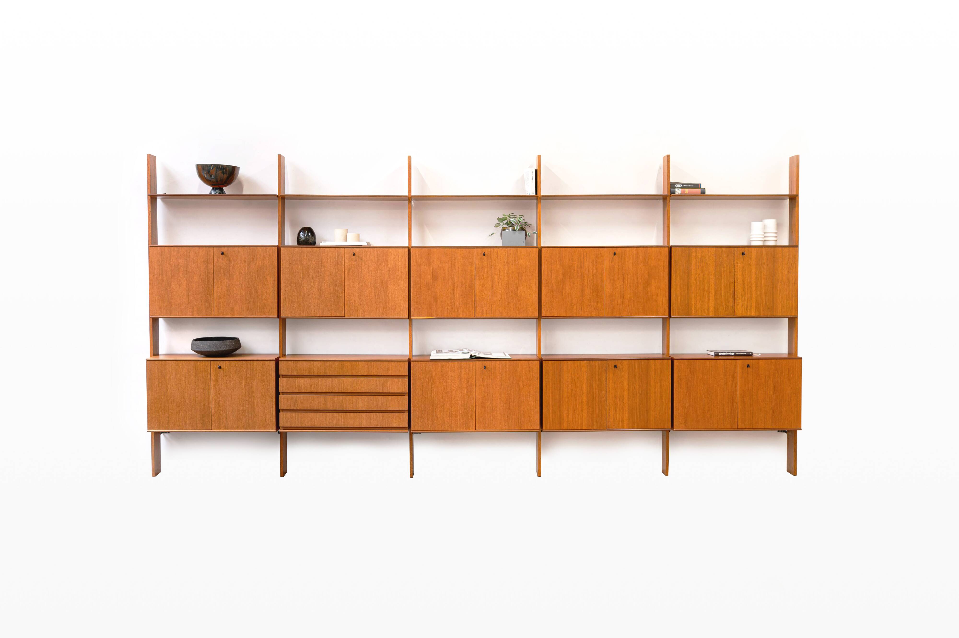 Modular Wall Unit by Peter Petrides for Interna Wandmöbelw