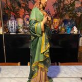 Large polychrome plaster statue of Jesus Christ