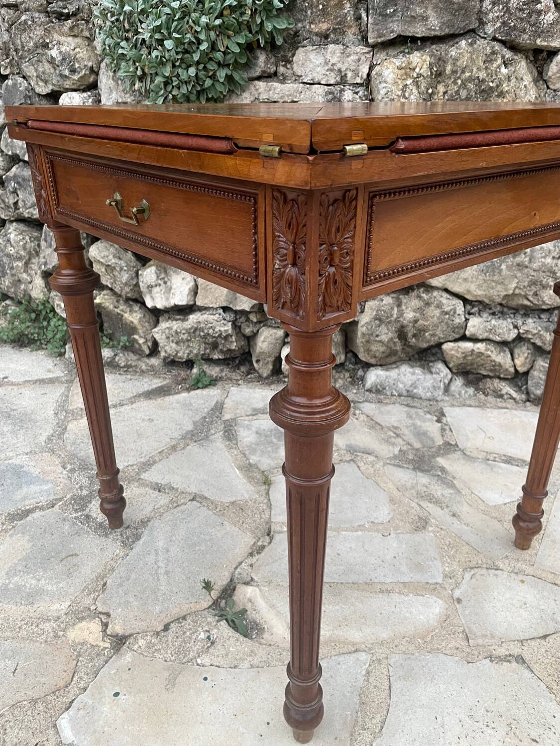 Louis XVI style handkerchief games table