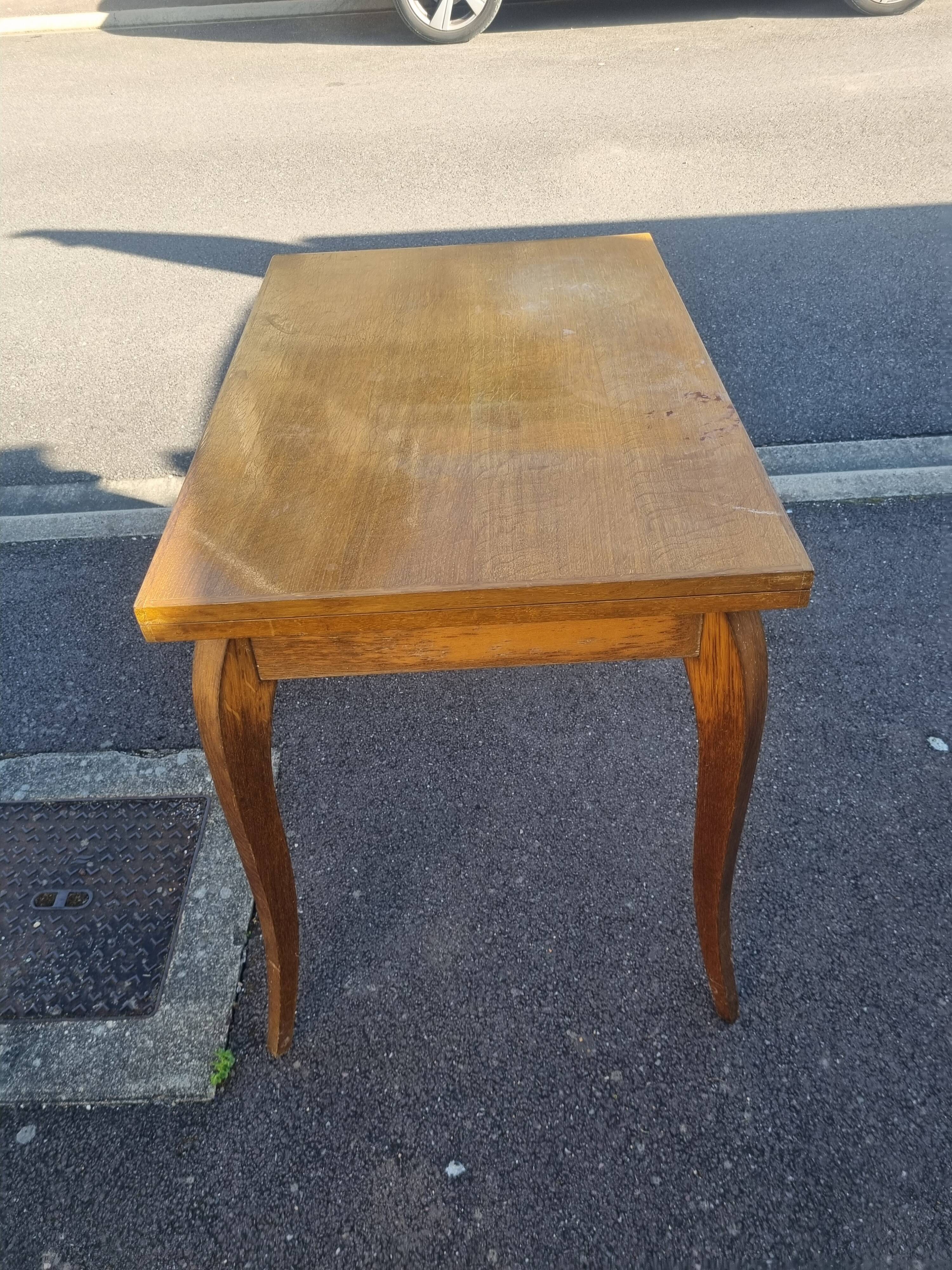 Old folding table