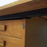 Ash desk, Danish design, 1980s, production: Labofa Møbler